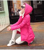 2016新款冬装森马棉衣女韩版修身羽绒棉服加厚棉袄外套女装中长款