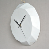 创意树脂电池挂钟客厅装饰品现代简约圆形14英寸时钟卧室挂饰摆件