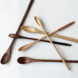 述物生活 日式创意纯手工木勺子原木餐具九款 长柄搅拌勺蜂蜜勺子