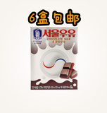 6个包邮 韩国原装进口首尔牛奶巧克力味无防腐剂健康牛奶盒装200