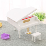 木质八音盒复古钢琴音乐盒儿童音乐盒八音盒女生生日精品礼物创意