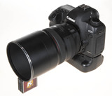佳能85F1.2镜头 B+D遮光罩 全画幅卡口可反装 ZZZK金属款SK852J7