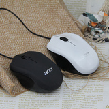 包邮Acer/宏基办公鼠标USB有线光电鼠标笔记本台式机通用可爱鼠标