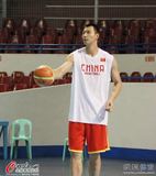 耐克赞助 中国国家队 世界锦标赛 男篮训练T恤砍袖 篮球背心 正品
