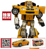变形玩具金刚4 合金版平头op擎天柱大黄蜂合体汽车机器人模型礼物
