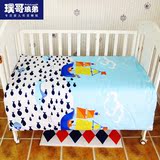 生儿被罩宝宝被套纯棉单件100*120婴儿床上用品婴儿被套纯棉 新