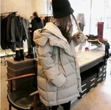 2015冬韩国代购正品新款韩版中长款加厚宽松大码假两件羽绒服女潮
