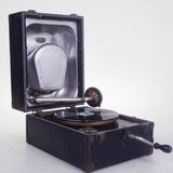 热卖老上海古董收藏著名的反射式手摇留声机 英国DECCA 聚宝盆 78
