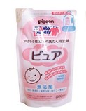 日本原装贝亲天然植物温和无添加婴儿衣物柔顺洗衣液补充装 800ml