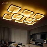 LED客厅灯长方形大气现代创意个性艺术吸顶灯卧室灯温馨房间灯具