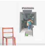 立体墙贴我的世界游戏周边 Minecraft可移除贴纸卧室儿童房装饰3D
