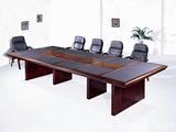 办公家具实木贴皮油漆会议桌条形会议桌洽谈桌商务企业定做大会议