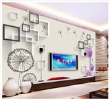 3d立体电视背景墙画墙纸客厅沙发背景墙壁纸壁画墙画无缝现代简约