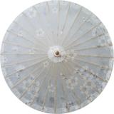 泸州古典油纸伞防雨防晒|古代雨伞古装伞|白色樱花 樱花舞