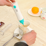 创意厨房用品小工具充电手持带透明罩电动打蛋器家用搅蛋器搅拌棒