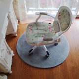 日式风格圆形地毯电脑椅垫吊篮毯卧室床边瑜伽毯客厅茶几地毯
