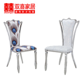 特价椅镜面不锈钢餐桌椅休闲 休闲椅客厅椅PU皮餐椅时尚简约餐椅