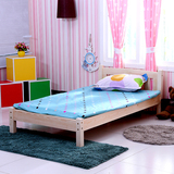 特价儿童床单人床实木床男孩女孩床幼儿园专用床小床1米拼床加宽