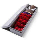 鲜花速递19朵红玫瑰花北京上海广州珠海生日表白礼盒同城花店送花
