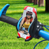 电瓶电动车自行车通用手机支架 摩托山地单车多功能导航固定夹子