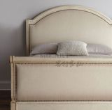 热卖实木软包床1.8米欧式床双人床北欧法式床简欧床新古典床美式