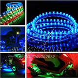 LED灯条汽车摩托车电动车12V装饰彩灯带软条灯底盘灯轮毂灯长城灯