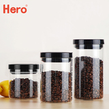 Hero 密封罐 玻璃瓶子储物罐 玻璃密封罐 茶叶罐咖啡豆干货必备