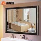 浴室镜子 欧式卫生间镜 美式装饰镜 玄关镜 壁挂卫浴镜子可加防雾