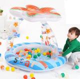 韩国代购 儿童玩具海外进口 幼儿宝 充气式遮阳棚 海洋球游戏池WJ