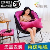 懒人沙发椅单人加固折叠电脑椅子客厅沙发可躺创意家用宿舍靠背椅