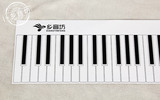特价标准1:1仿真88键钢琴键盘练习纸指法练习五线谱键盘挂图