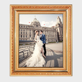 欧式婚纱照大相框24寸挂墙相框16寸创意十字绣画框亚克力相框