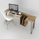 现代简约个性实木电脑桌创意多功能电脑桌书桌办公桌设计师定制