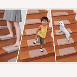 LEC日本进口室内楼梯垫 防滑垫 楼梯地毯 脚踏步垫 楼梯毯子 楼