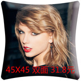 包邮-创意DIY定制Taylor Swift双面抱枕头靠背枕垫创意生日礼物品