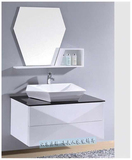新品蒙娜丽莎浴室柜组合 pvc浴室吊柜 洗脸台梳妆台卫浴柜 3D技术