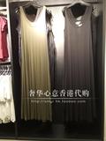 HM H&M潮女装香港代购专柜正品15夏季新款纯色吊带拖地大摆连衣裙