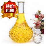 包邮钻石玻璃红酒瓶白酒瓶水晶酒具酒壶醒酒器泡酒瓶800ml