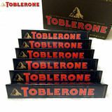 Toblerone瑞士三角黑巧克力含巴旦木蜂蜜50g*6条300g