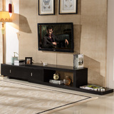 简约现代可伸缩电视柜 超长实木抽屉组合电视机柜 非同客厅功放柜