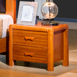 特价卧室现代简约时尚实木床头柜 烤漆橡木柜 宜家收纳整理装饰柜