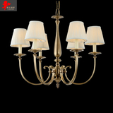 全铜灯吊灯欧式复古铜灯创意个性美式客厅灯餐厅灯具卧室灯新古典