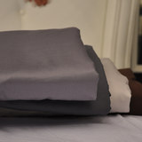 床笠单件全棉防滑床垫保护套纯棉纯色贡缎床罩35cm床单单件双人