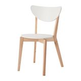 北京正品宜家代购 IKEA诺米拉椅子餐椅实木白色, 桦木新品