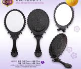 0864安娜苏镜子手持台镜手柄镜折叠便携化妆镜韩国公主化妆镜