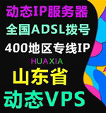 ADSL拨号VPS服务器租用电脑派克斯手机pptp特价日月付 山东动态IP
