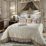 高档欧式法式奢华床品 仿丝新古典12件套 设计师样板间样板房床品