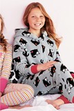 [转卖]官网同步 NEXT女童卡通小猫连体睡衣珊瑚绒家居服 可亲子