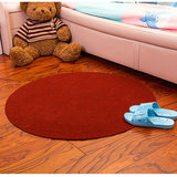 夏超薄圆形转椅地毯电脑椅垫 儿童地毯卧室圆型床边毯时尚地垫春