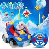儿童玩具遥控车哆啦A梦玩具车机器猫无线遥控车新奇益智玩具车